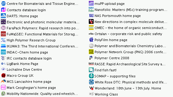 Some site icons designed by CookandKaye