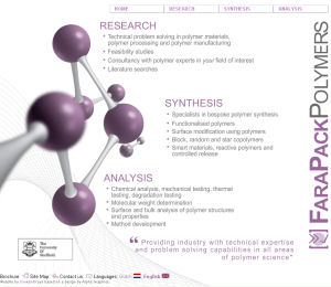 Screen-shot of the new FaraPack website Screen-shot of the new FaraPack website.